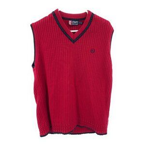 Chaps Ralph Lauren Men’s Knit V-neck Red Golf Vest Sz XL
